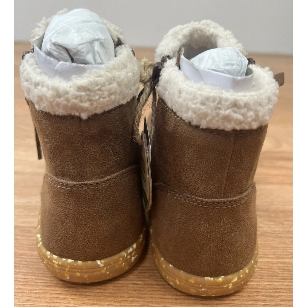 Livie & Luca Rook Ankle Boots Waterproof Brown Unisex Toddler Size 13 NEW